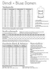 Papierschnittmuster Dirndl Damen Fadenkäfer